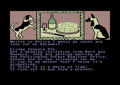 The Growing Pains of Adrian Mole screenshot 4 for Commodore 64